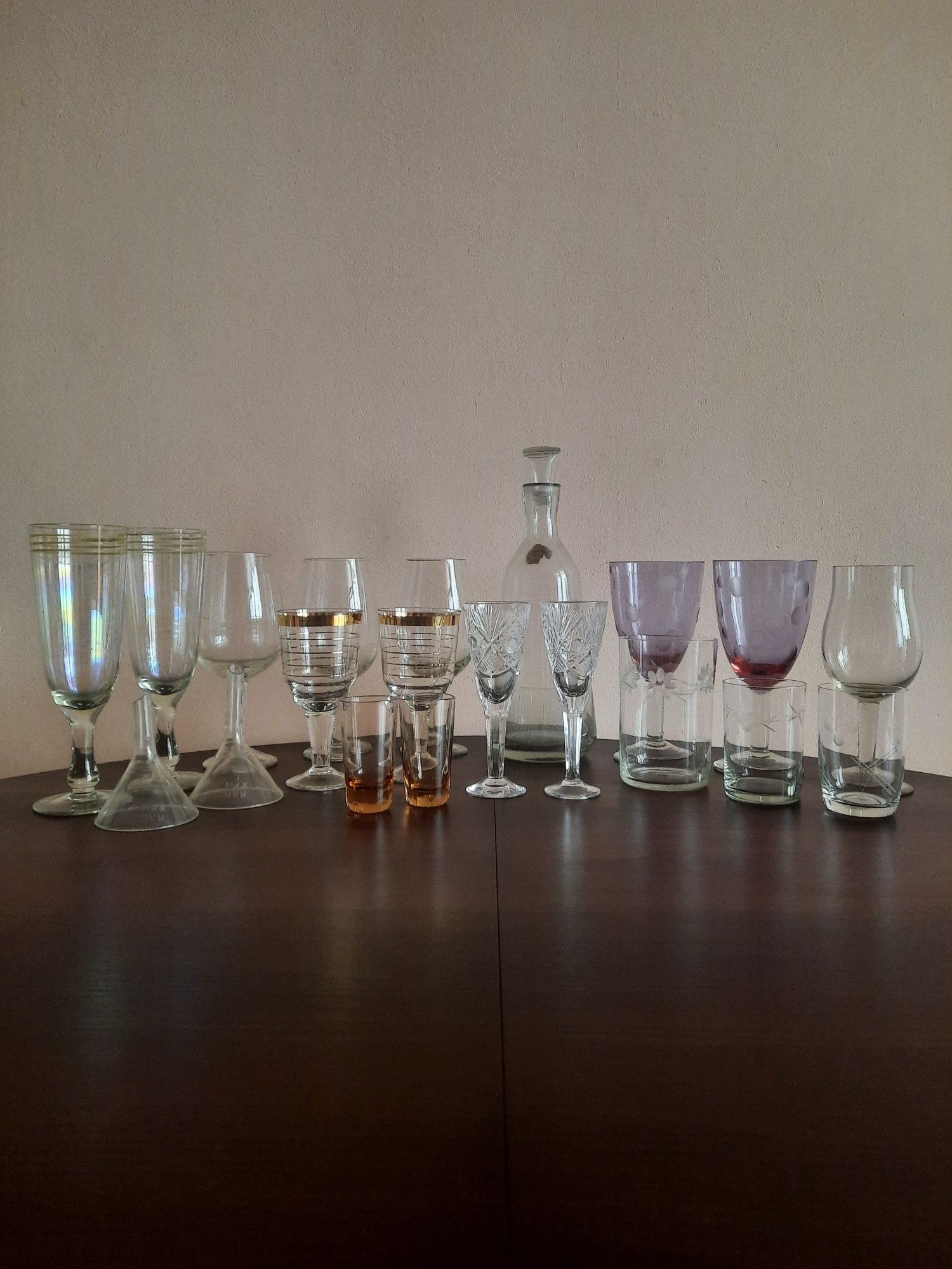 Фужеры стопки рюмки СССР Хрусталь Стекло