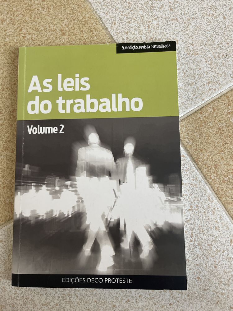 Livros: as Leis do Trabalho - volume 1 e 2