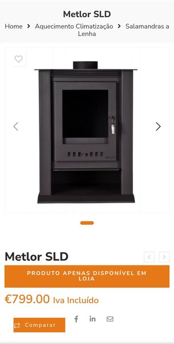 Salamandra Lenha Metlor SLD