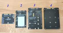 Адаптер переходник для SSD диска mSATA на SATA