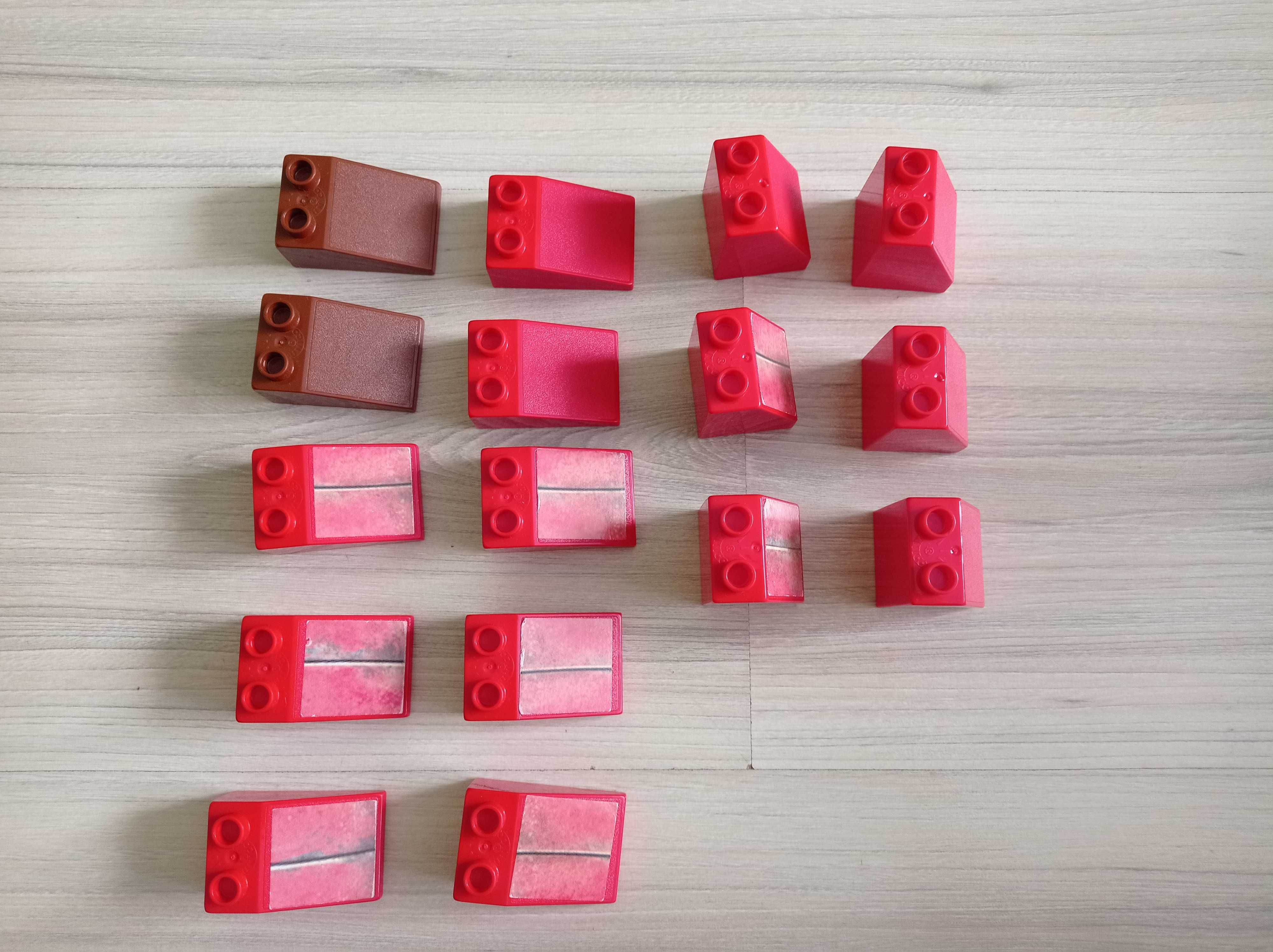 Klocki Play BIG, Unico wysoki 2x2 i 2x3 - czerwony dach, daszek