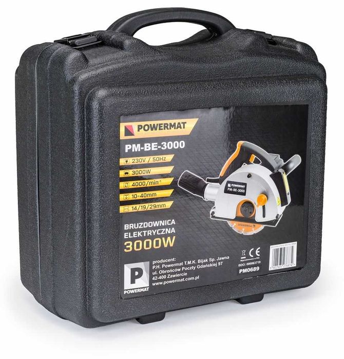 Bruzdownica ELEKTRYCZNA 3000W 150mm Walizka LASER