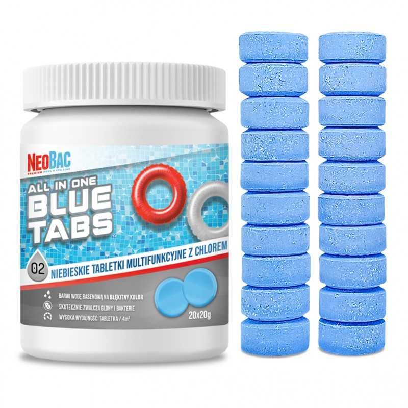 BLUE TABS  Таблетки для басейну багатофункціональні 25шт 500г