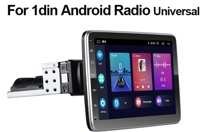 Radio 1din Android 10.1" Stacja Multimedialna Nawigacja Gps