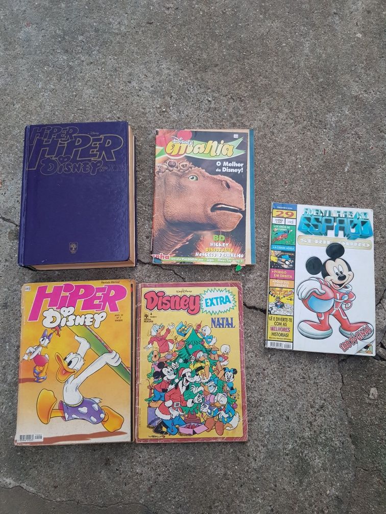 Livros antigos disney