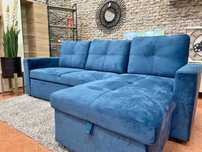 Sofá-cama AZUL - OFERTA - ENVIO GRÁTIS