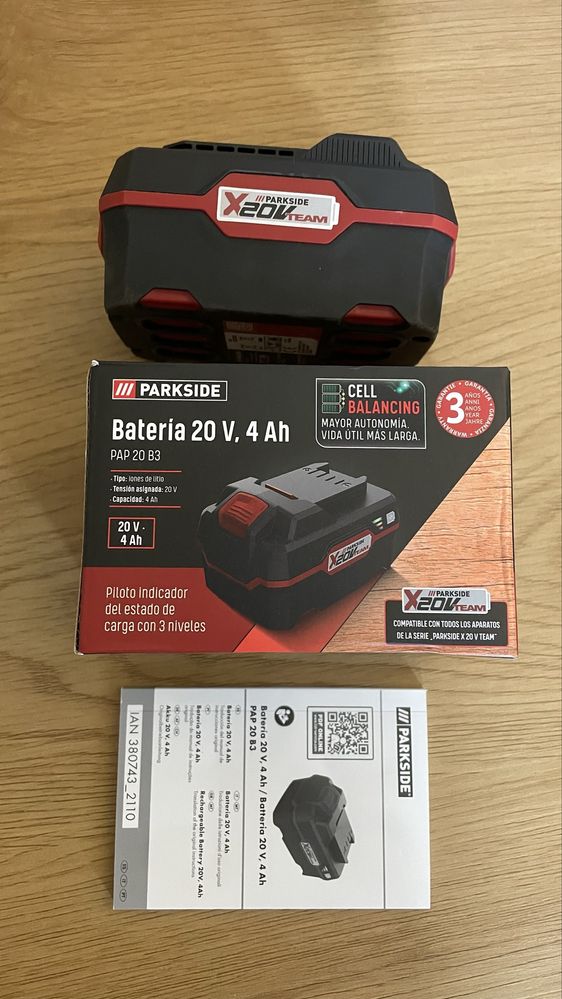 Bateria 20v 4Ah Parkside