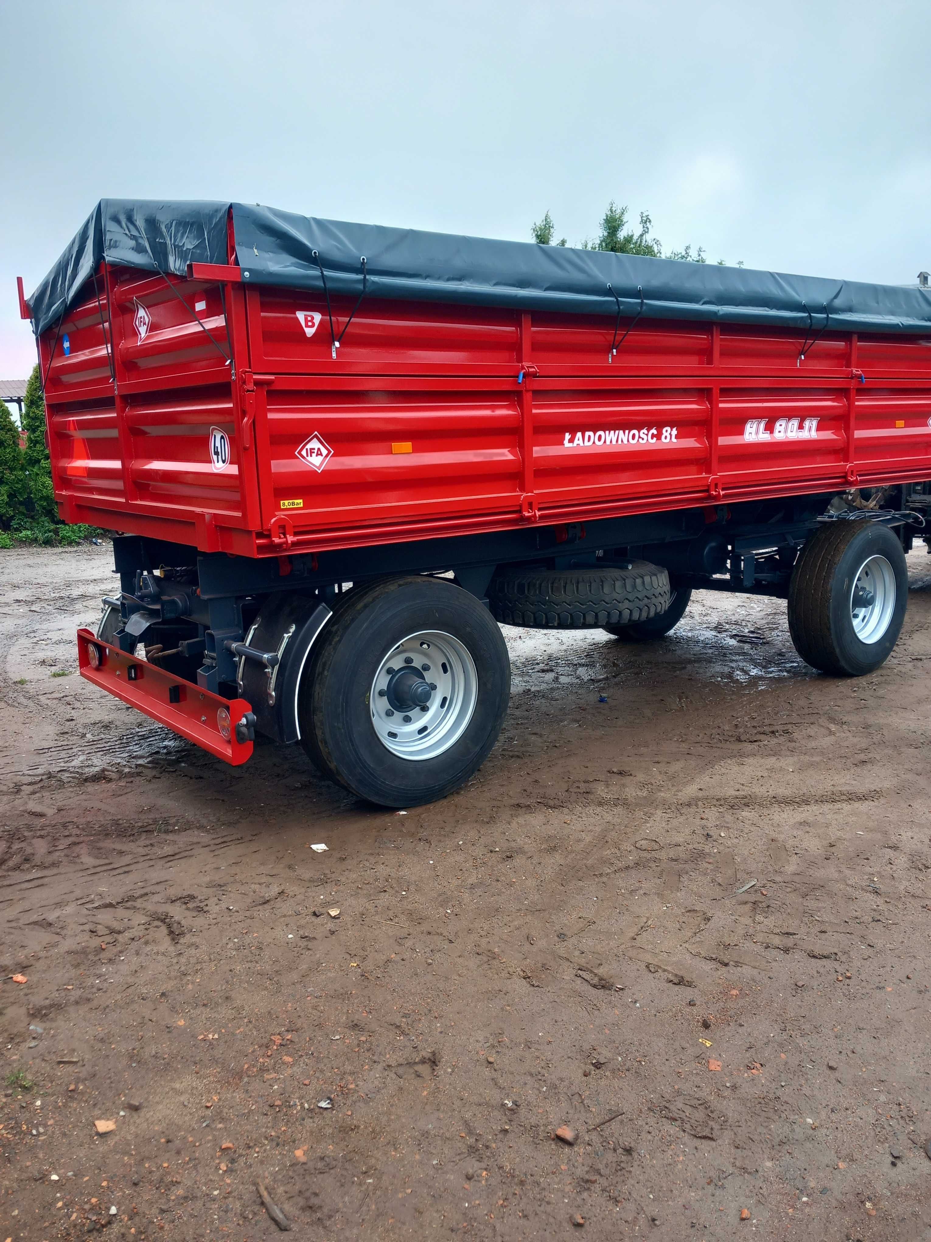 Przyczepa rolnicza HL 8011, HW, Autosan