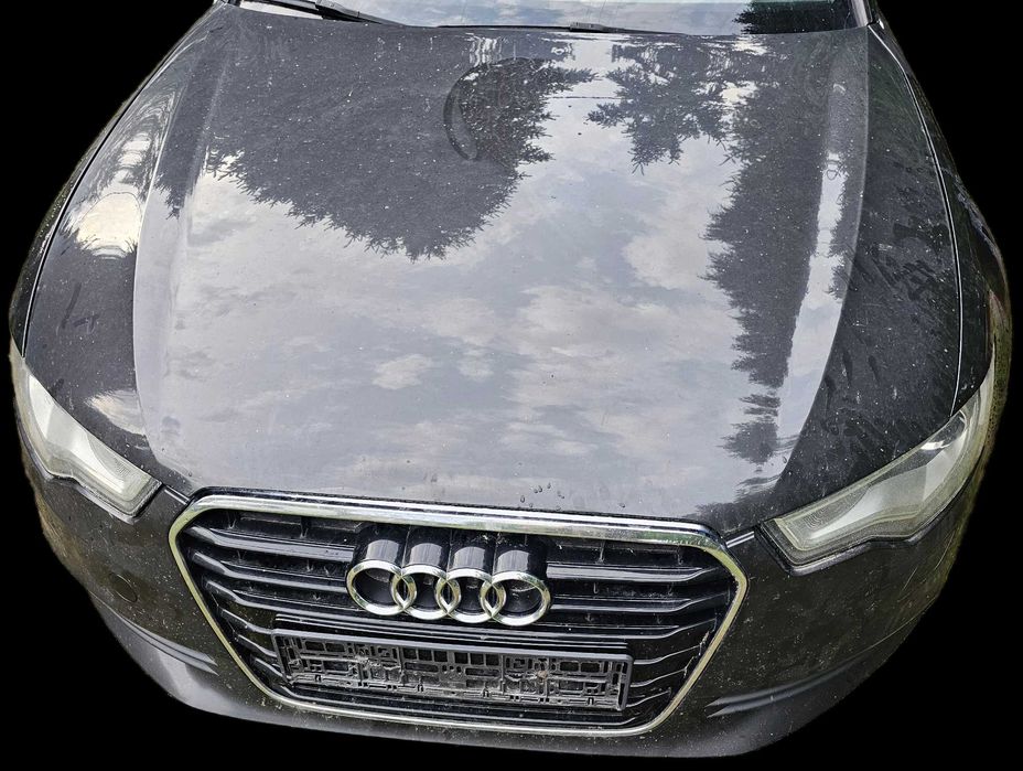 Audi A6 C7 4G Zderzak Maska Lampy Xenon Błotniki Przód Kompletny LX7U