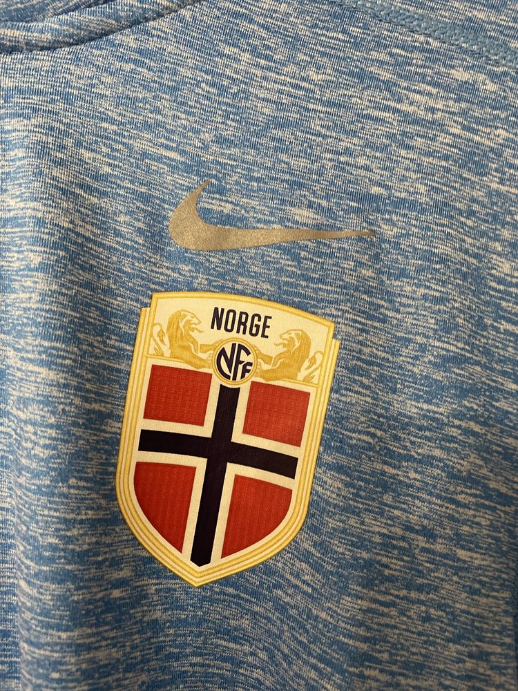 Bluza Nike S niebieska dri fit Norge sportowa bieganie długi rękaw