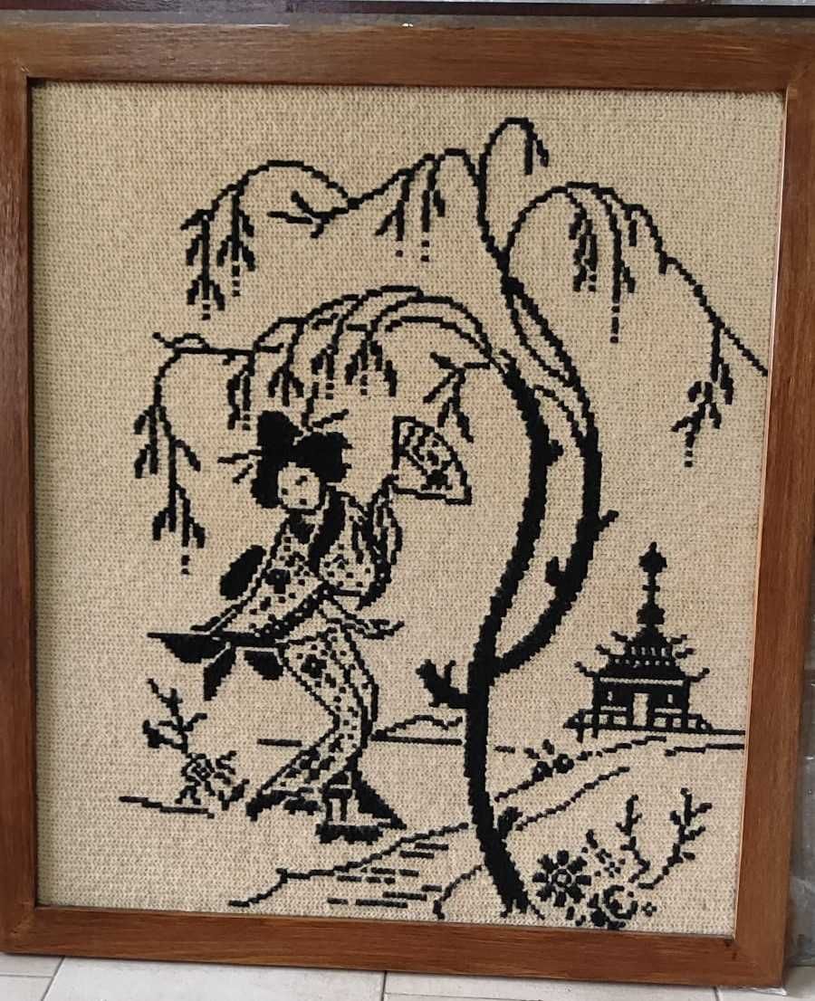 A Chinesa - Quadro em arraiolos