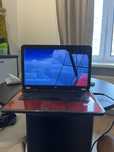 Czerwono-czarny laptop HP Pavilion G6 G z systemem Windows 10 Pro