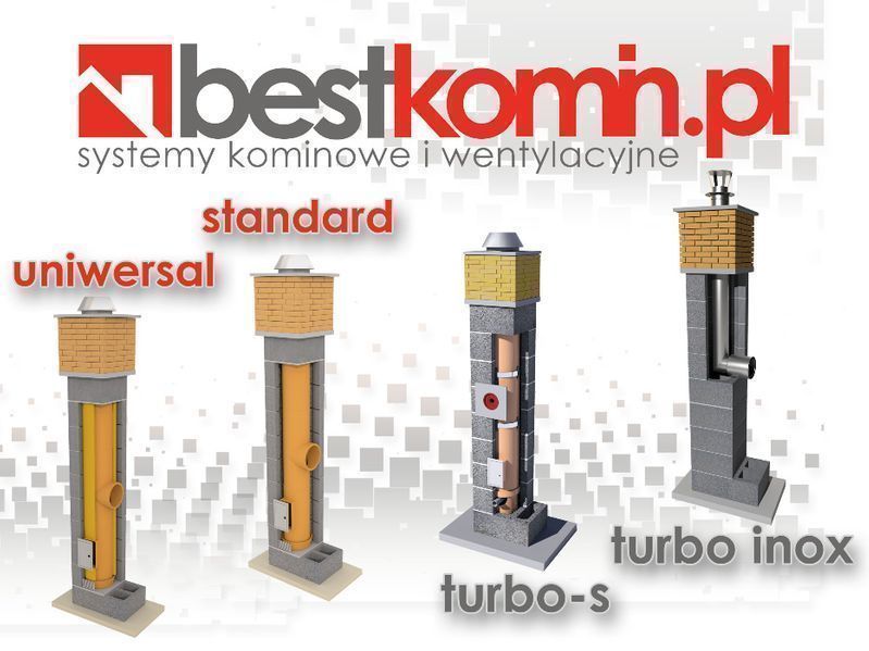 4m KW2+W2 Fi 200 BKS Komin ceramiczny Wentylacyjne Pustaki kominowe