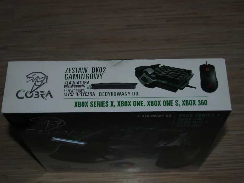Zestaw gamingowy COBRA DK02 Mysz + Klawiatura 4w1 do XBOX nowa!!!