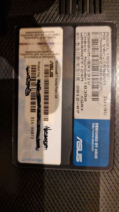Asus R500V K55vm