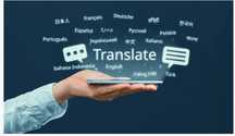 Serviço de traduções e transcrição de texto