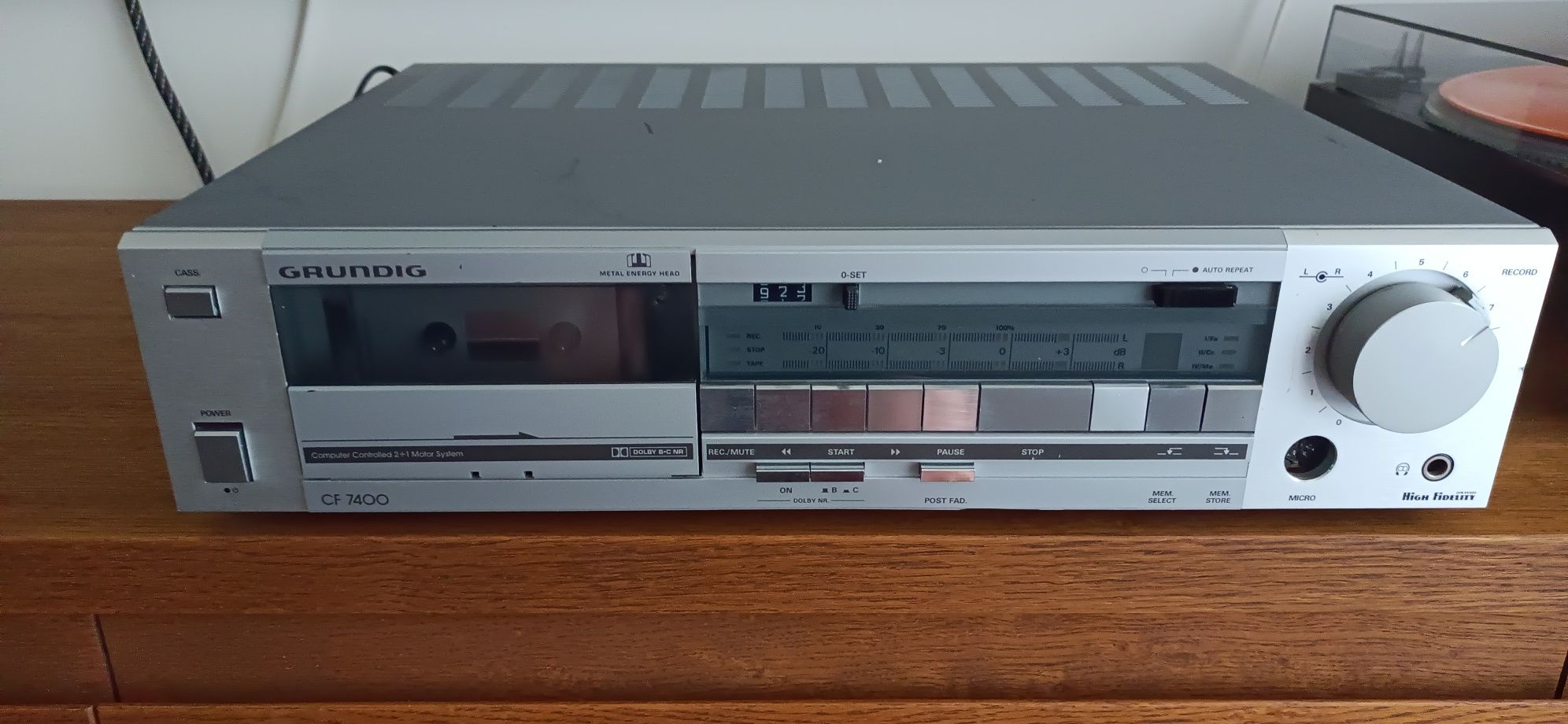Tuner Grundig TU 7200, wzmacniacz V 7200, deck CF 7400