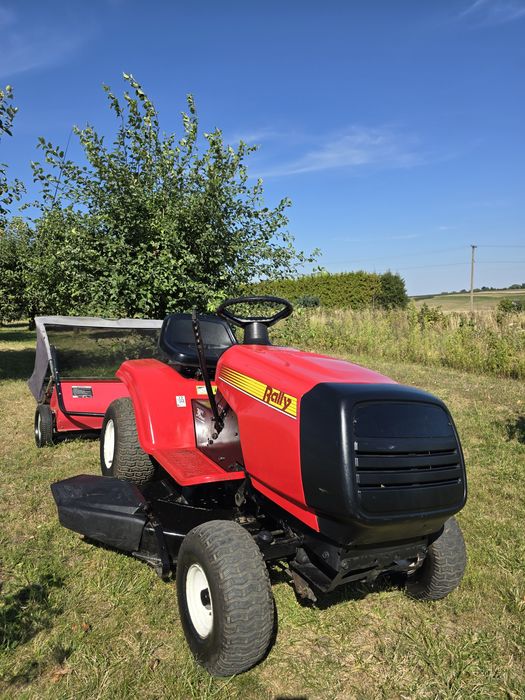 Traktorek kosiarka Rally/Husqvarna Briggs&Stratton+zbieracz