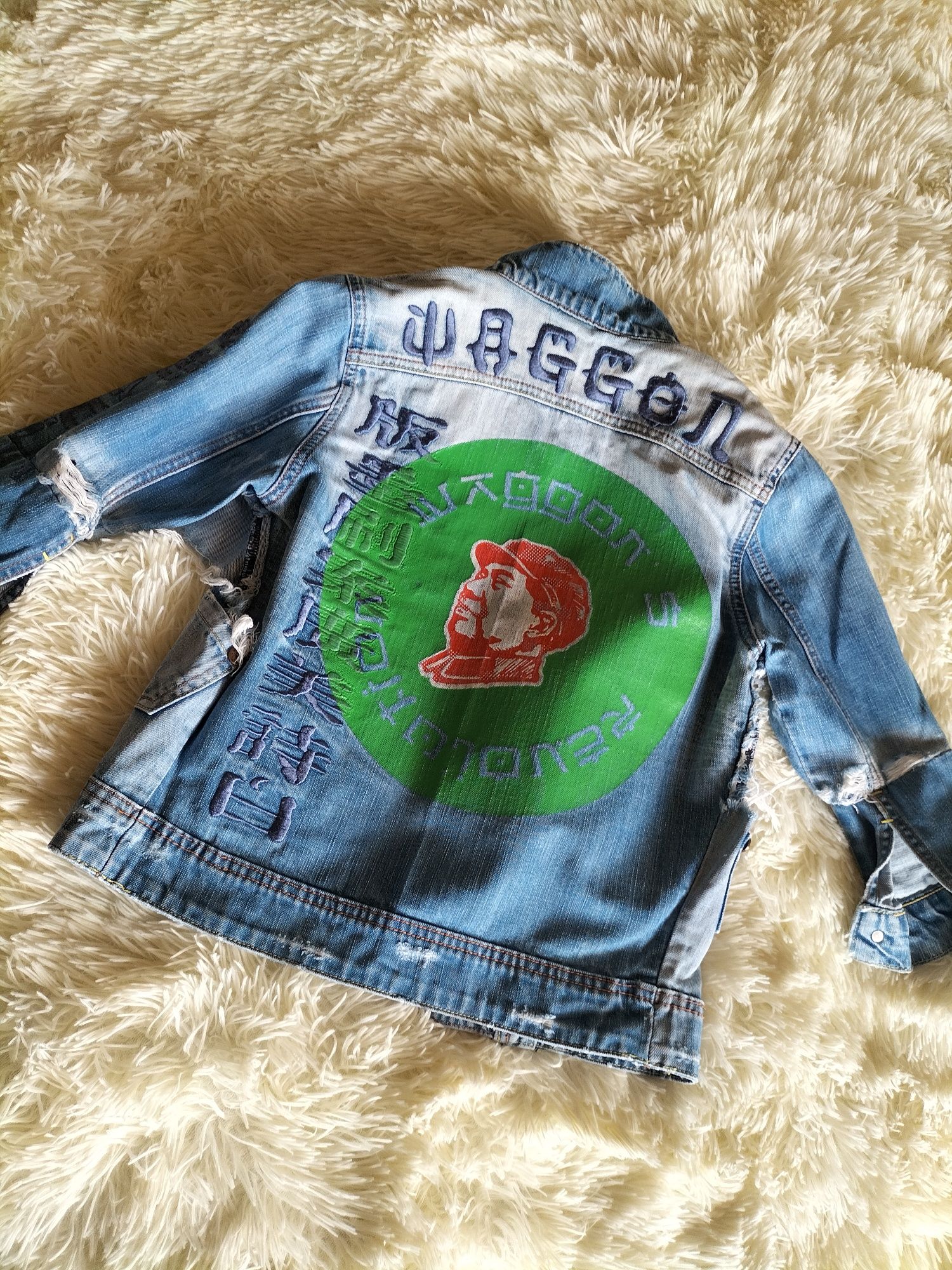 Джинсовый женский пиджак "Waggon"