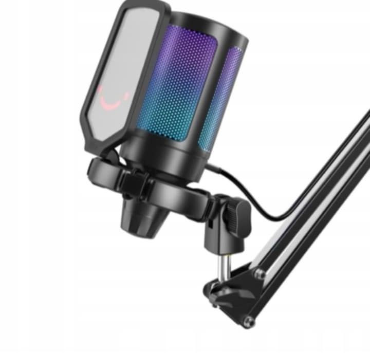 Mikrofon pojemnościowy studyjny Fifine A6T AMPLIGAME USB RGB gamingowy