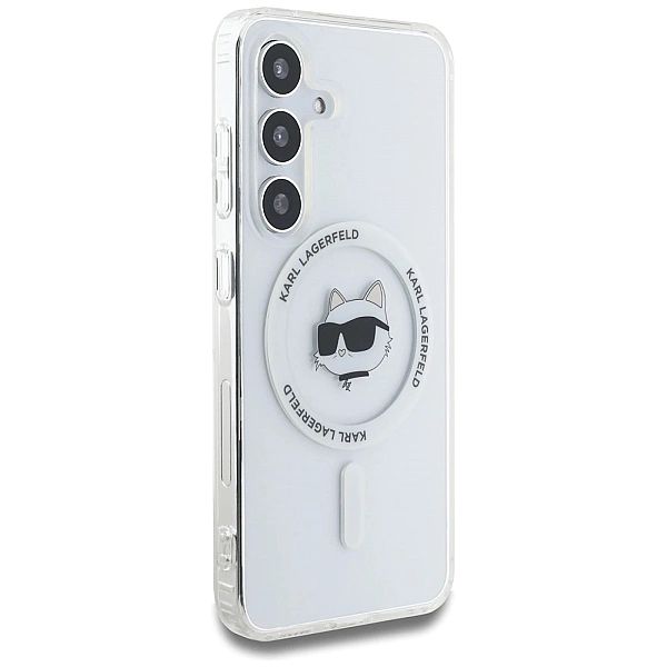 Etui Karl Lagerfeld Button Choupette Head Printed Logo MagSafe Samsung