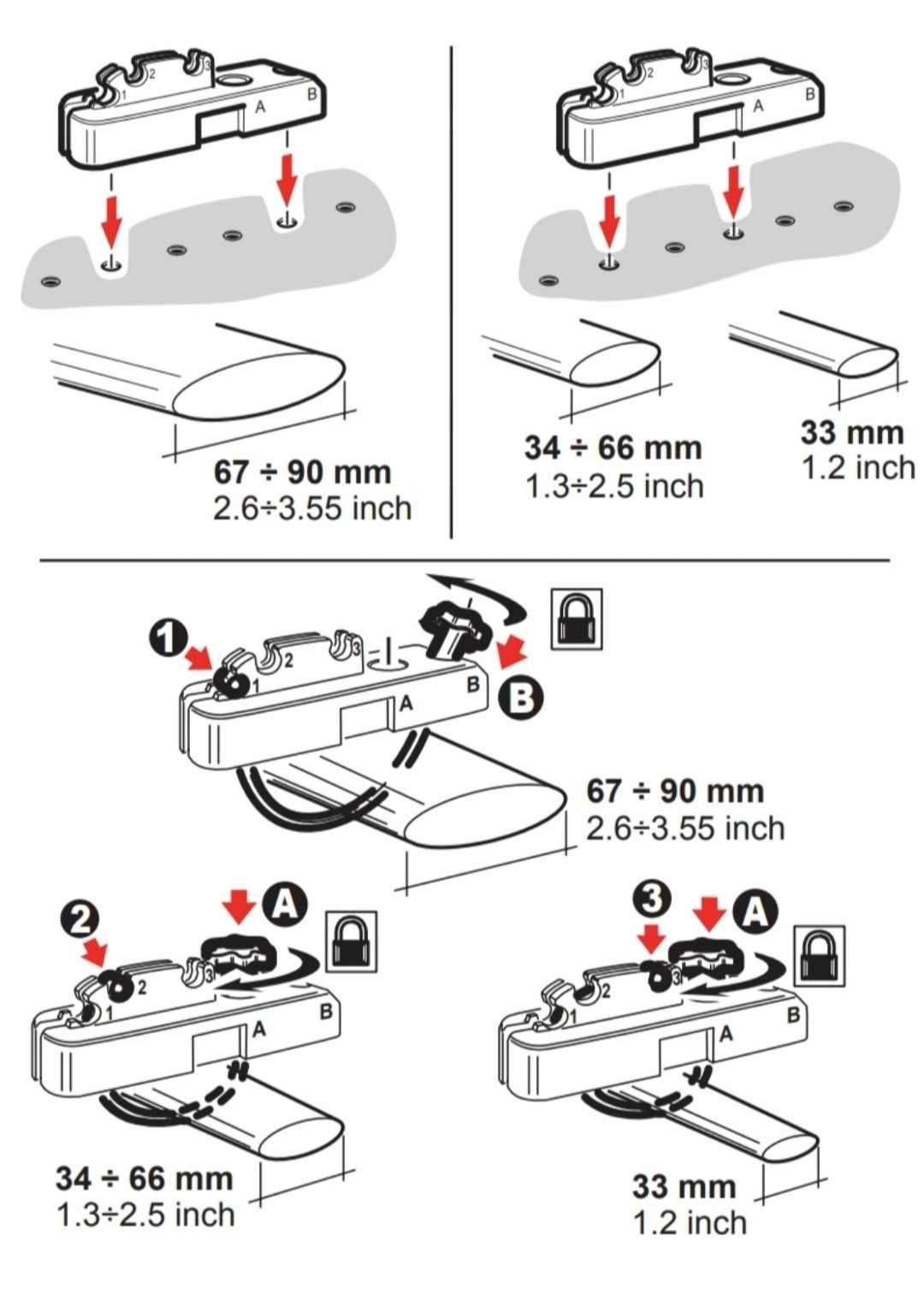 Linka Adapter na BOX DACHOWY Na belki Komplet 4 Sztuki Cybanty Montaż