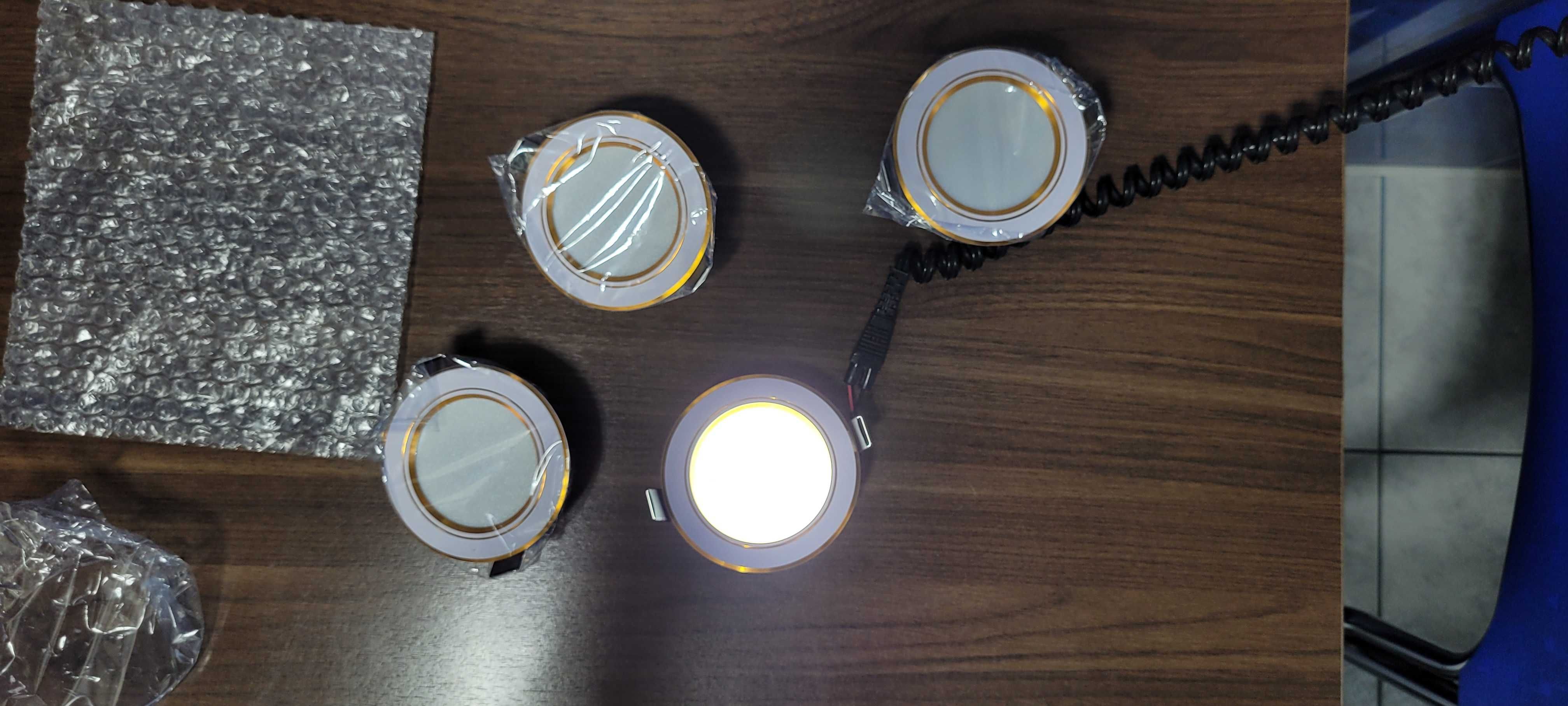 Lampa LED Downlight 230V, Lampa sufitowa 5W, 4 szt.