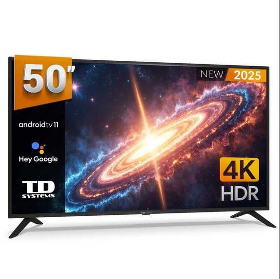 Smart TV 50 pulgadas Led 4K, Google Official Assistant - TD Systems