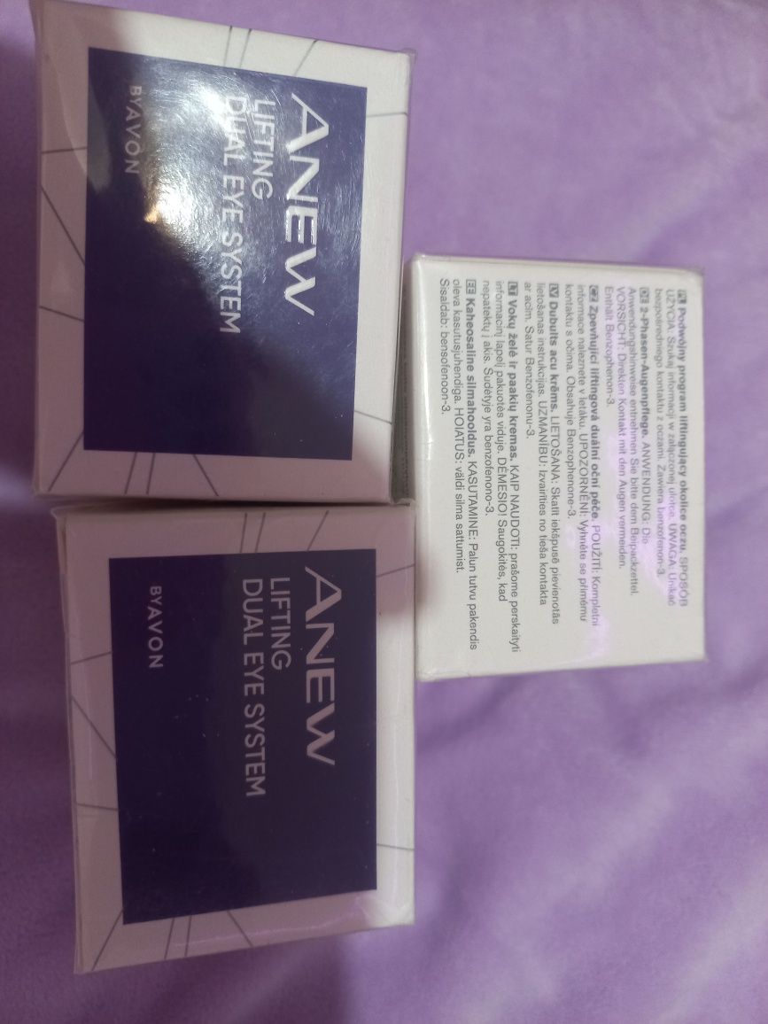 AVON Anew Podwójny Krem liftingujący okolice oczu 2×10 ml