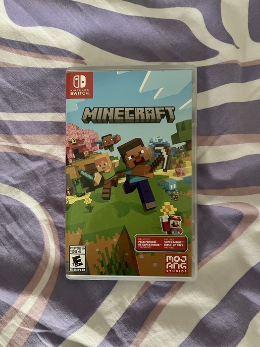 Minecraft nintendo switch картридж
