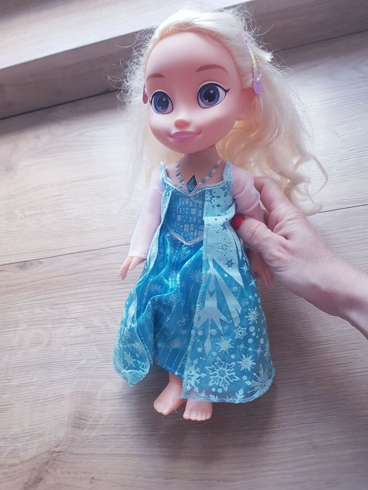 Śpiewająca lalka Elsa kraina lodu Frozen wersja angielska, polska