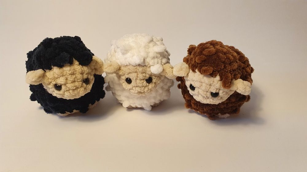 Baranek na szydełku