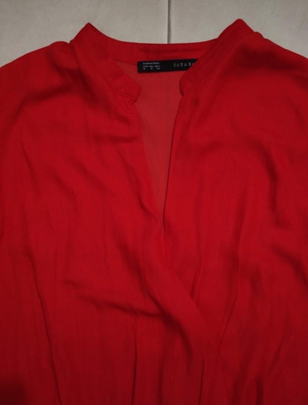 Vestido Vermelho Zara