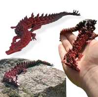 Smok Crystal Dragon 30cm - TikTok Przegubowa  zabawka Krystal Figurka