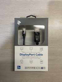 Кабель DisplayPort to Mini DisplayPort 2 метра 4k 75hz, 2k 165hz