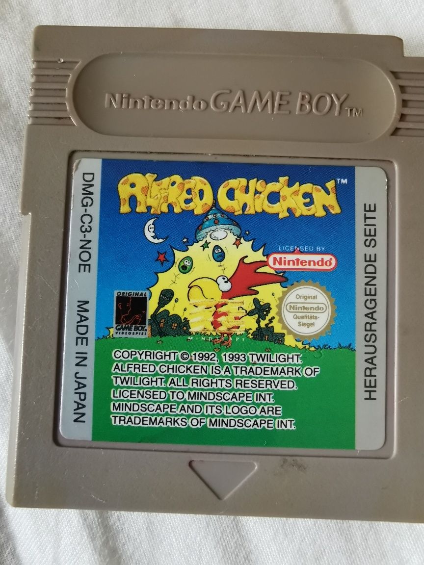 Alfred chicken gra nintendo gameboy