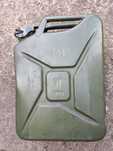 Kanister metalowy PRL 20l 1970 z demobilu