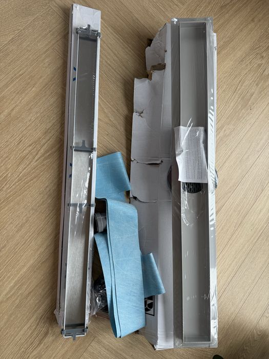 Odplyw liniowy mexen 80 cm Flat body z mozliwością wklejenia płytki