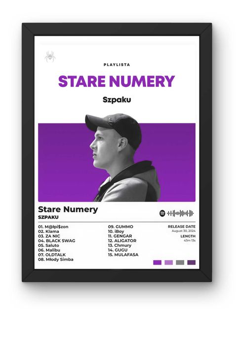 Plakat A3 Szpaku BORuto i Stare numery