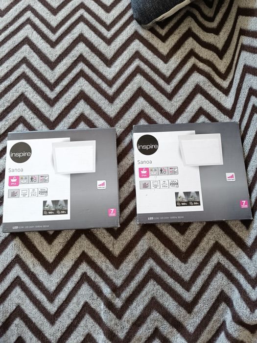 Lampa LED biała nowa 2 szt