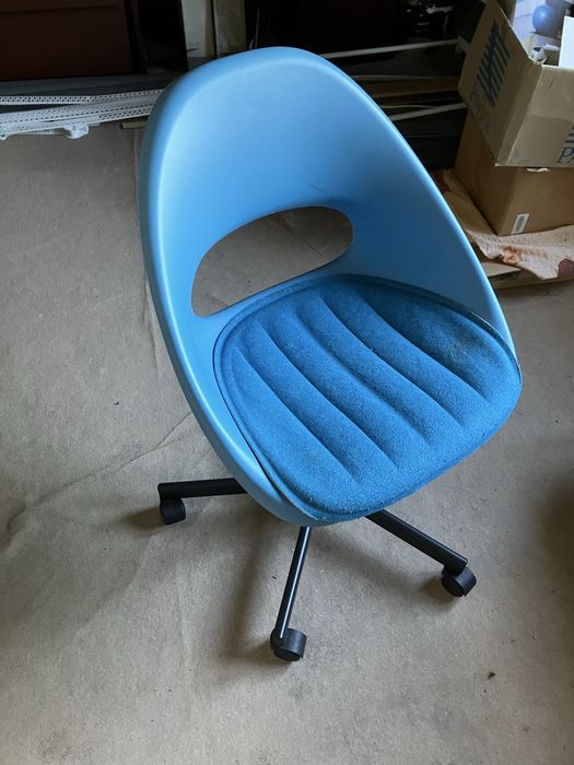 Ikea LOBERGET / MALSKÄR Krzesło obrotowe + poduszka