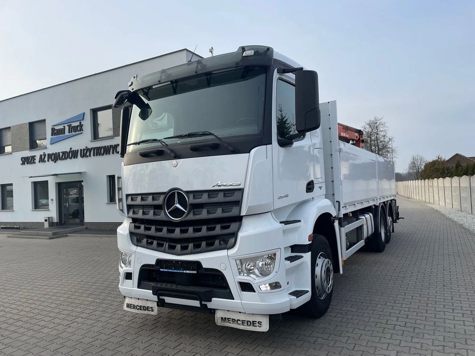 Mercedes-Benz Arocs 2545, HDS ATLAS 186.3 - PILOT