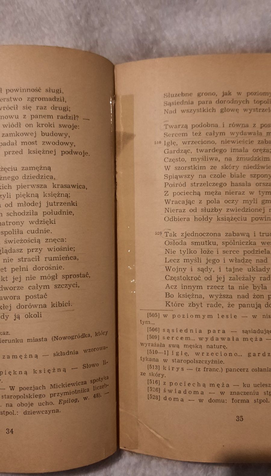 Książka "Grażyna" Adam Mickiewicz 1969 prl lektura