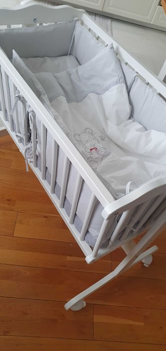 Kołyska - łóżeczko dziecięce białe