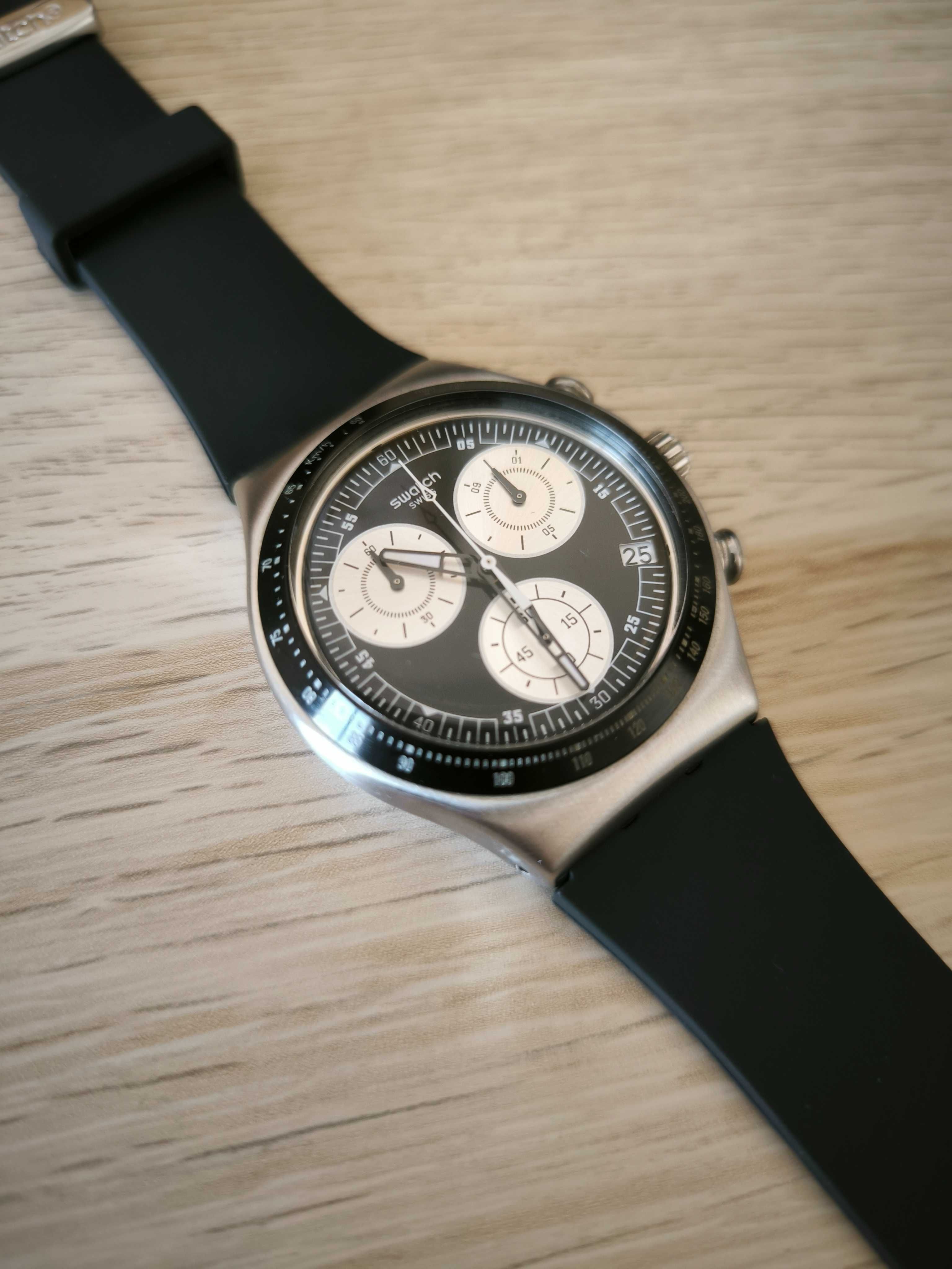 Swatch Irony YCS572, 39mm, Como Novo, Com Braceletes Extra