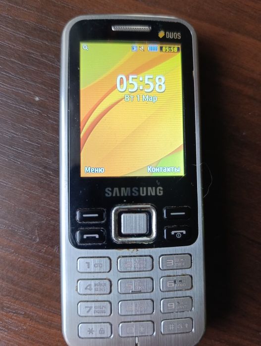 Кнопочный телефон Самсунг С3322  Duos