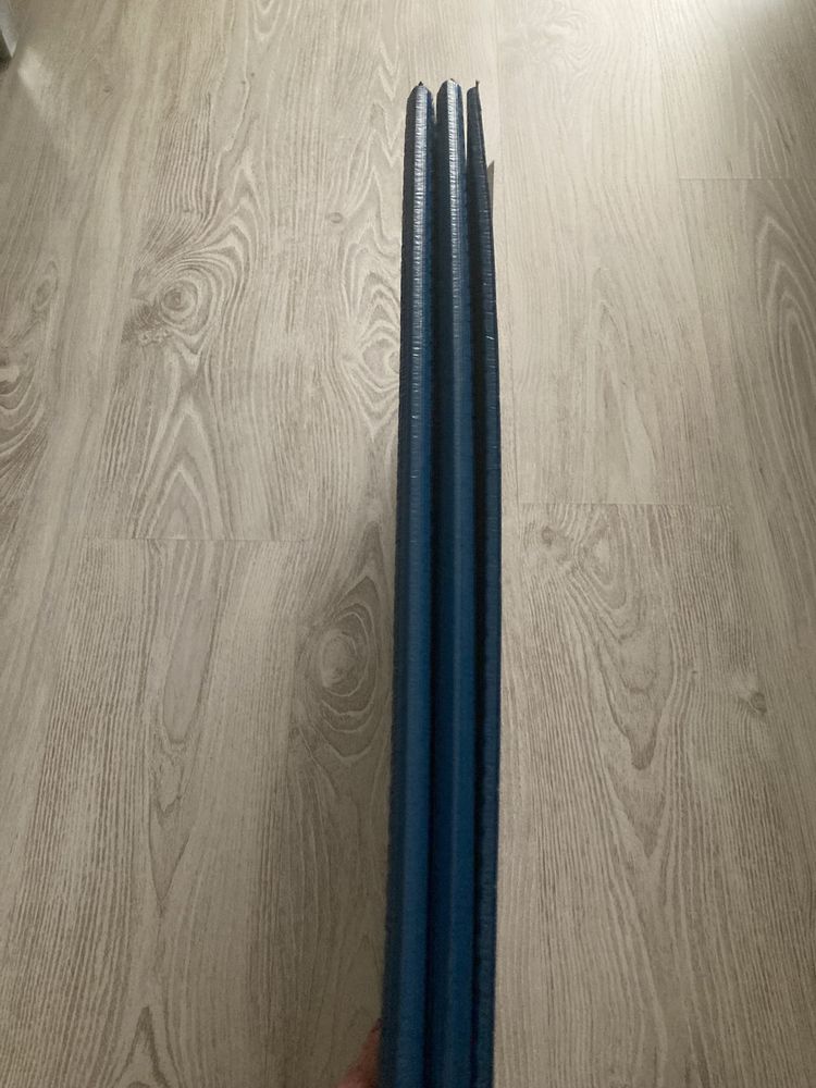 Tapete de Ginástica e Pilates 160 cm x 58 cm x 7 mm Tone Mat Fold Azul