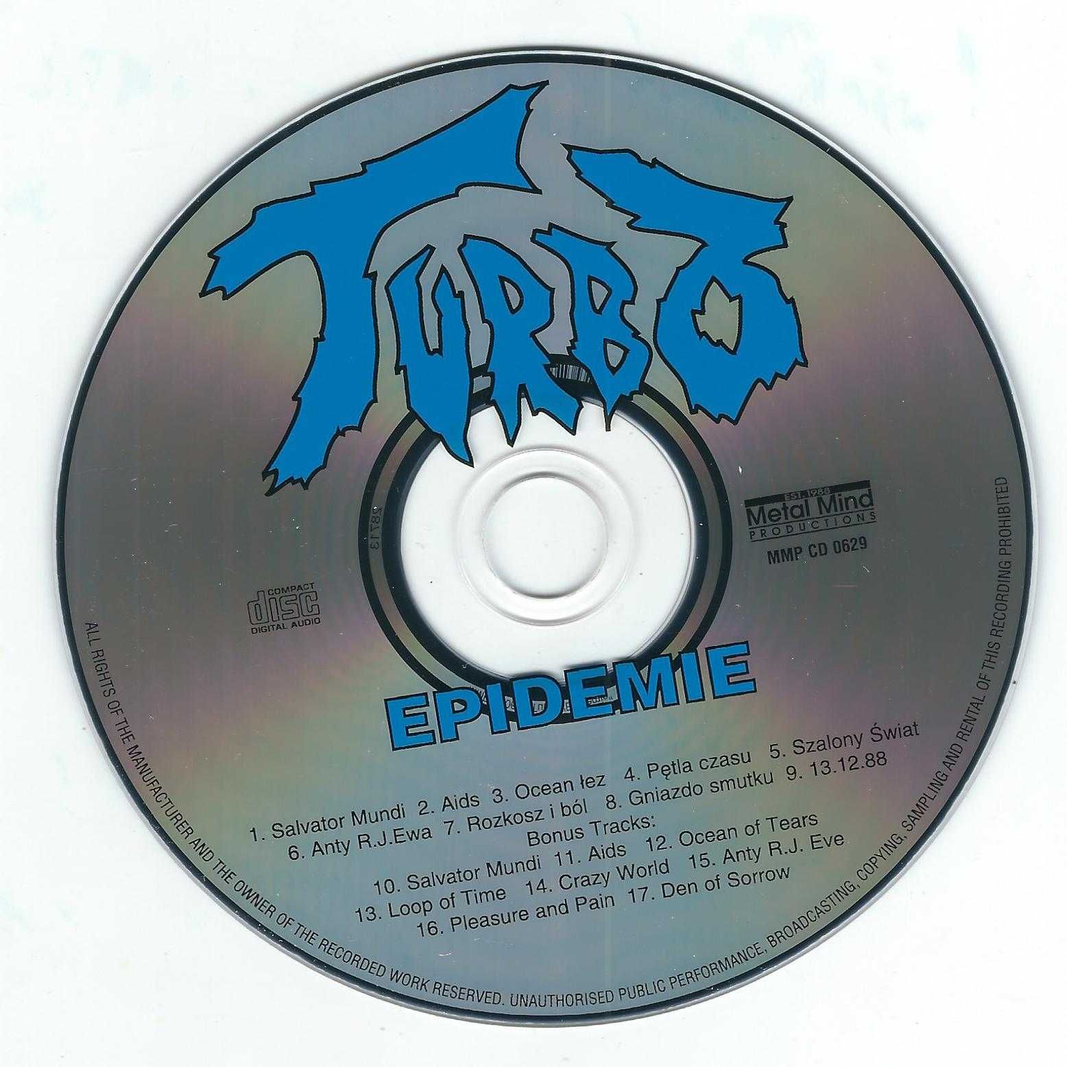 CD Turbo - Epidemie (2020) (Metal Mind Productions)