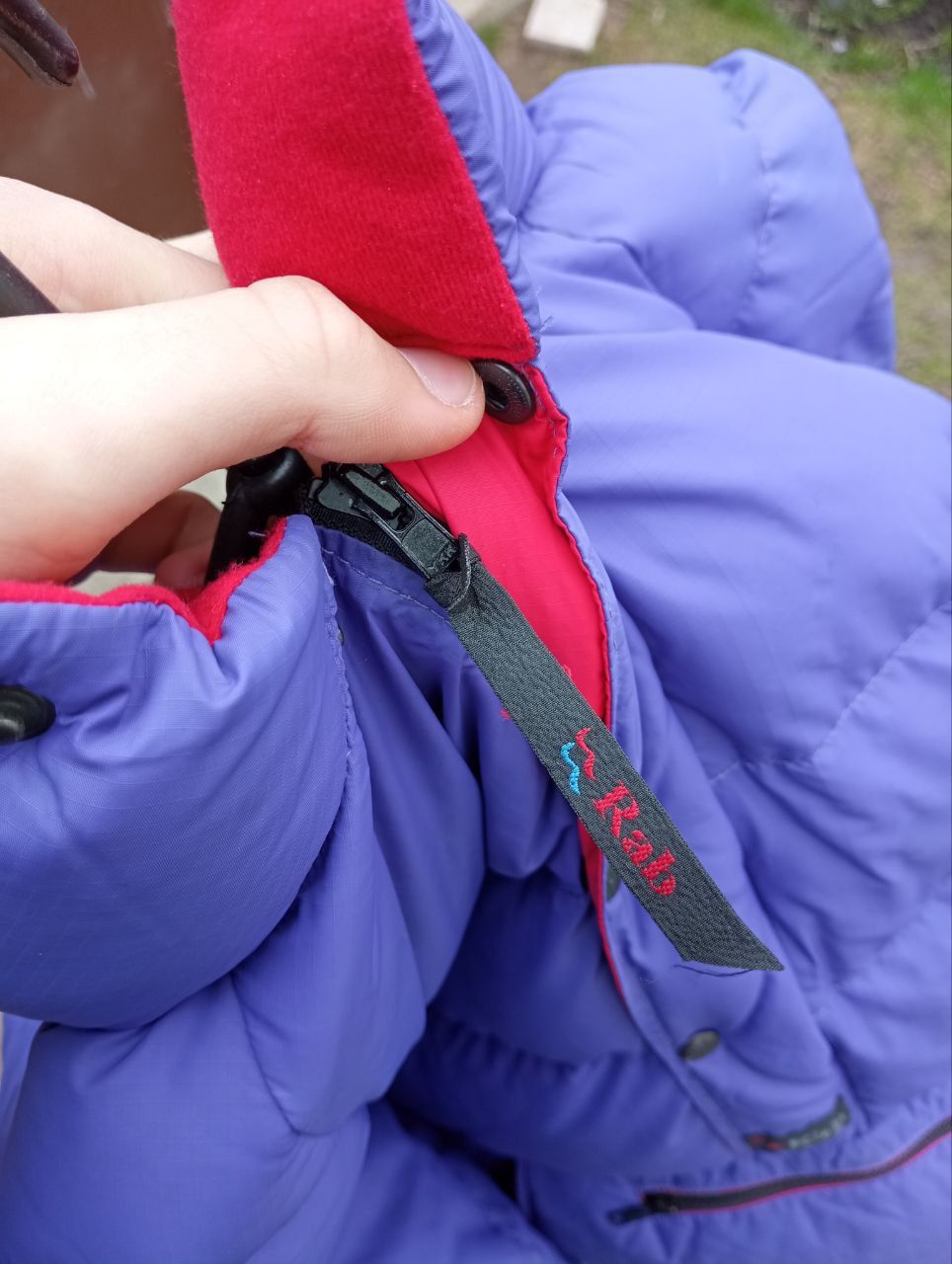 Vintage 90s Rab Goose Down puffer anorak