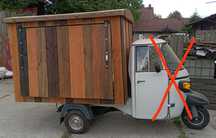 Zabudowa do Ape Piaggio